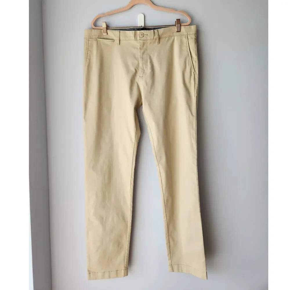 NWOT J. Crew 484 Slim-Fit Stretch Chino Pant Beige 34/32